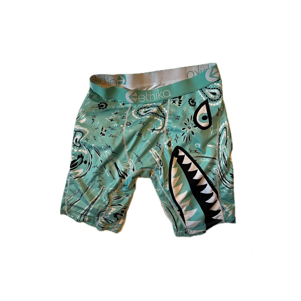 Ethika Jaws Sprayground Compression Shorts Mens L